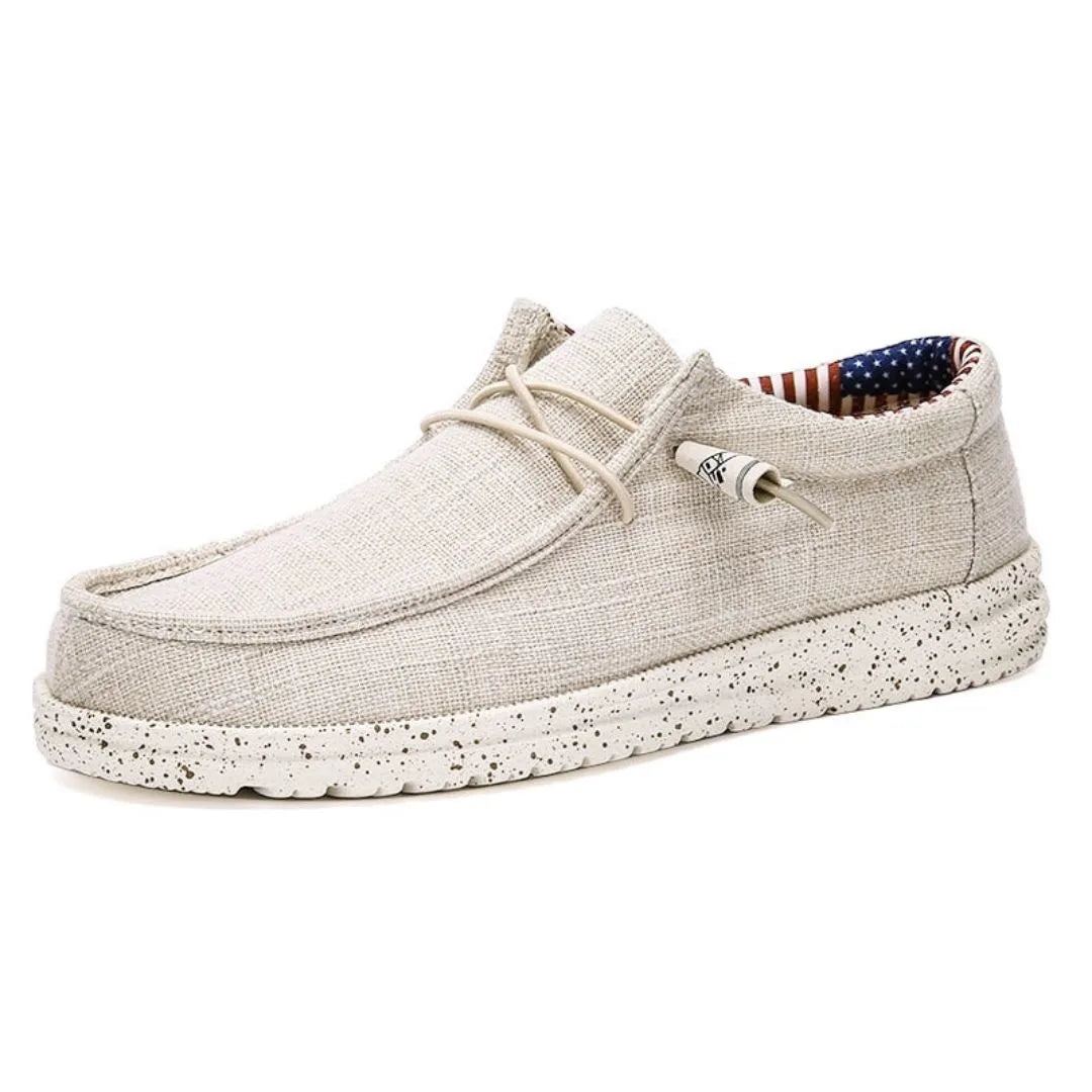 Zeke Ease denim loafers ultra-light breathable upper cushioned insole casual slip-on style