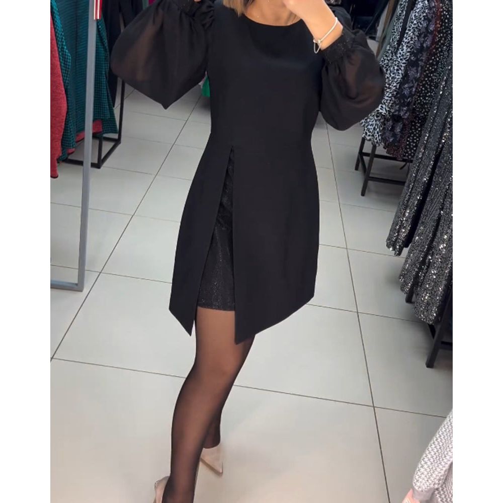 Elegant timeless midi dress with flattering tailored fit and soft breathable fabric for chic occasions