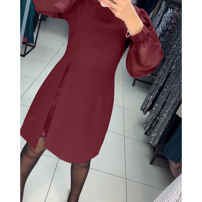 Elegant timeless dress with flattering tailored fit and soft breathable fabric for chic occasions