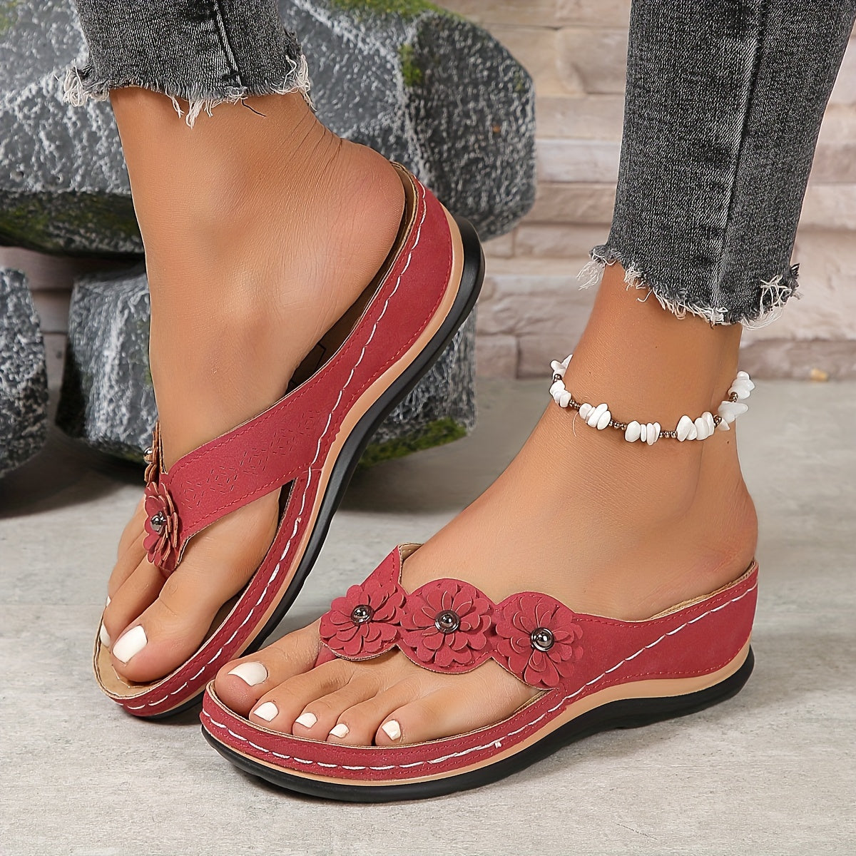 Women's comfort adjustable sandals with comfort support cushioned footbed elegant casual style