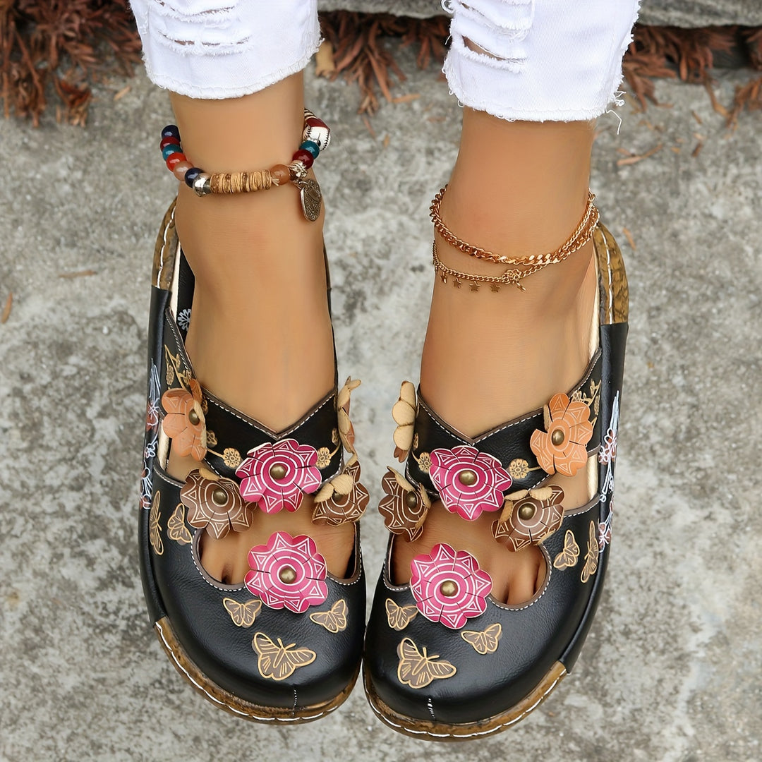 Women's Phoebe wedge sandals with supportive lift, combining modern elegance and stability for confident strides