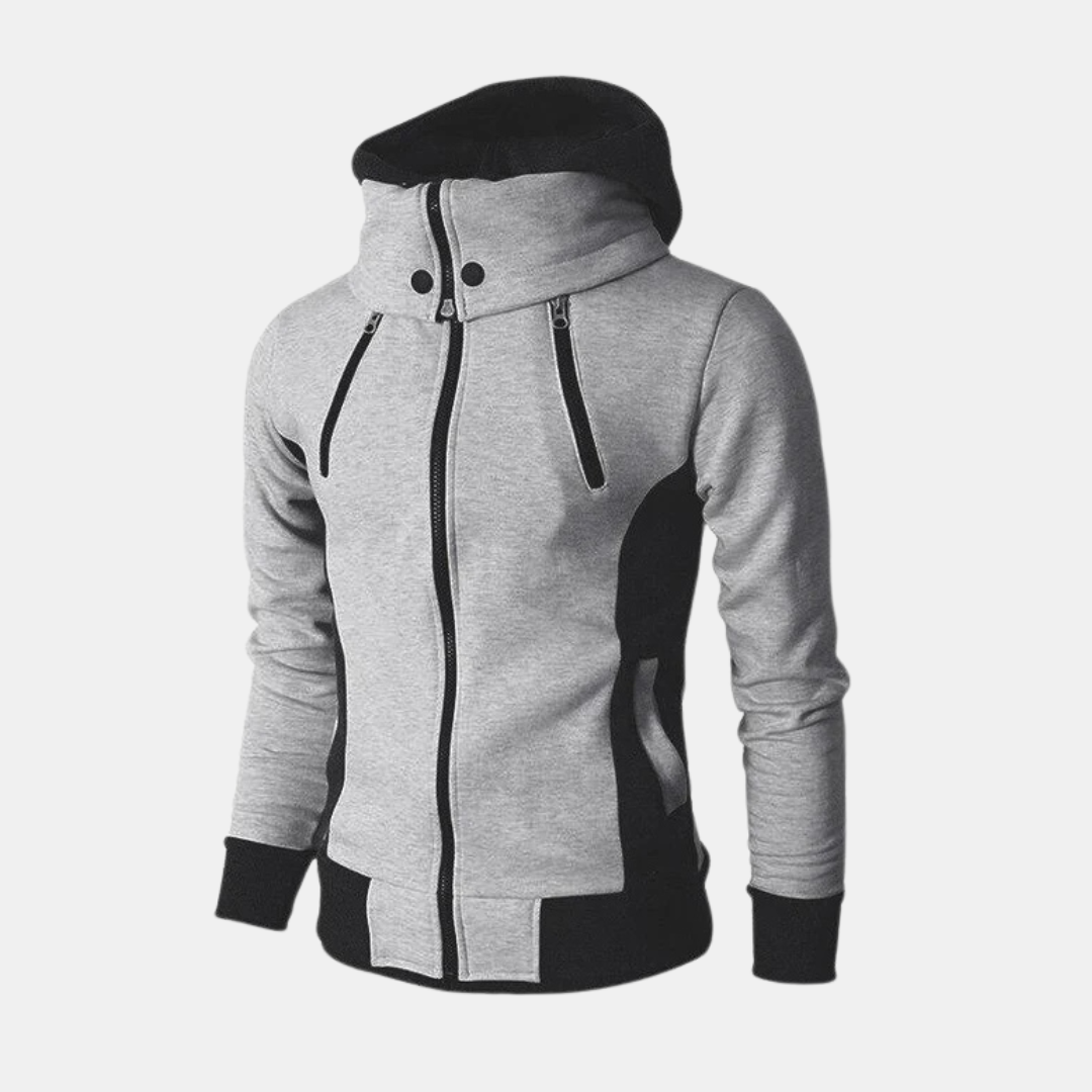 Dorian Sport Jacket black insulated slim-fit jacket with urban athletic design for outdoor training