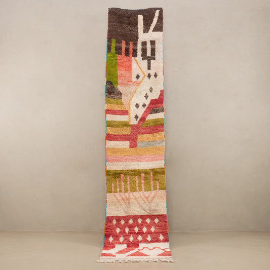 Asma - vintage boujad rug - Wavlynn