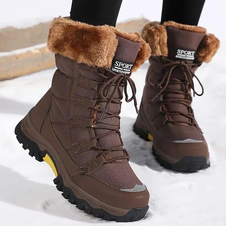 SnowLuxe™ waterproof winter boots warm insulated snow boots stylish cold-weather footwear