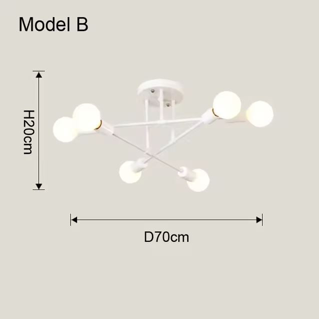 Aurøn ceiling lamp modern Nordic design warm LED lighting clean lines Scandinavian-inspired home décor