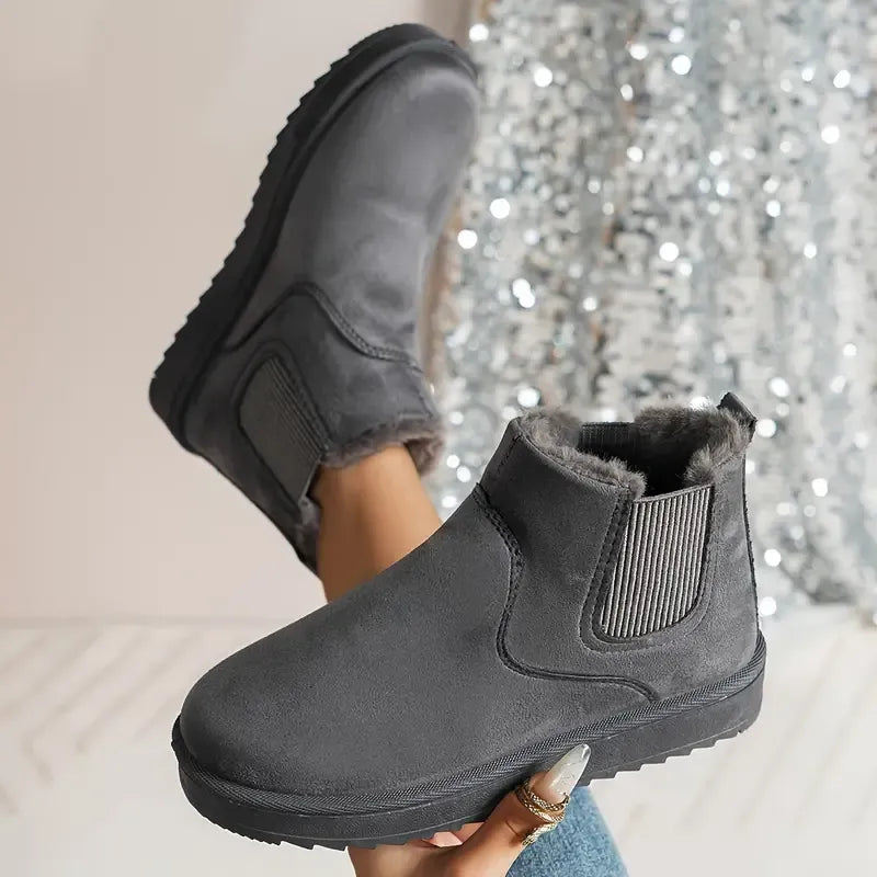 Becky solid color ankle short boots sleek streamlined silhouette leg-lengthening women's fashion footwear
