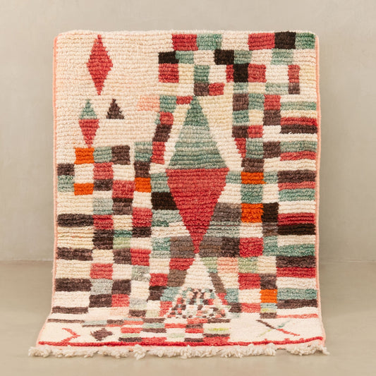 bader - vintage boujad rug - Wavlynn