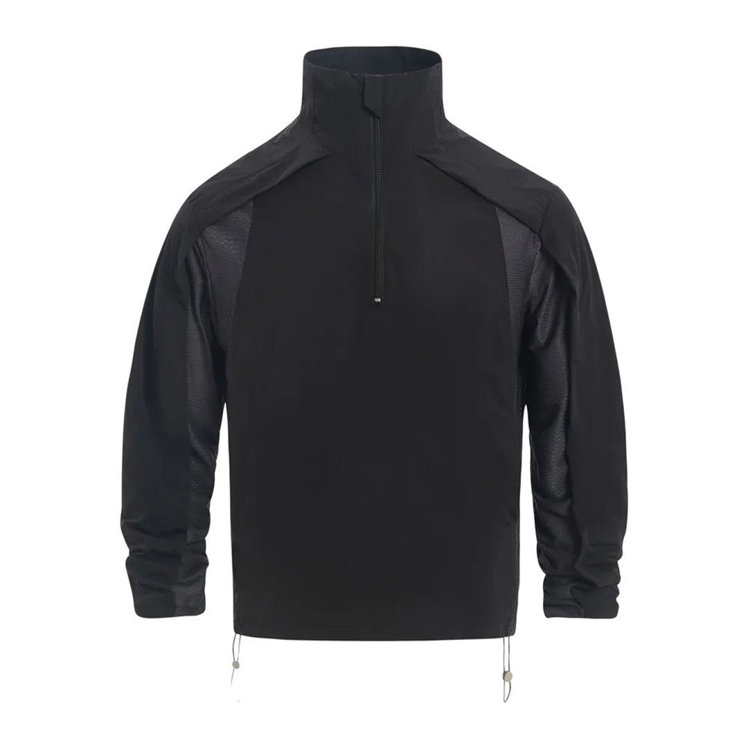 Terrain Hybrid Pullover nylon half-zip jacket relaxed fit high-neck collar utilitarian style