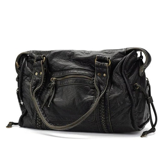 Black Handbag for Classes - Wavlynn