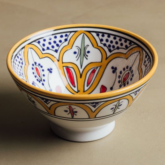 Fez Mustard Bowl - Moroccan Dinnerware - Wavlynn