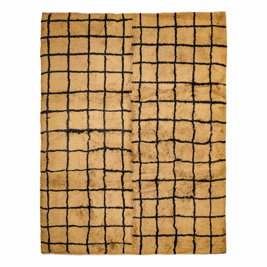 Borderline - Luxury Shag Moroccan Rug - Wavlynn