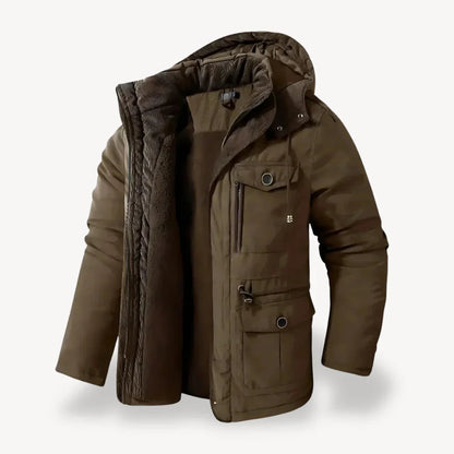 Wavlynn Anthony men's heavy-duty hooded winter jacket rugged insulated all-weather outerwear