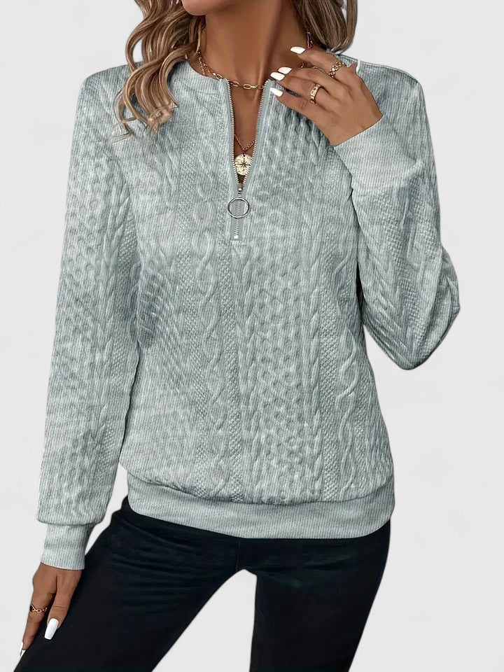Elise™ sophisticated women's sweater with clean graceful lines and soft luxurious feel for chic feminine style