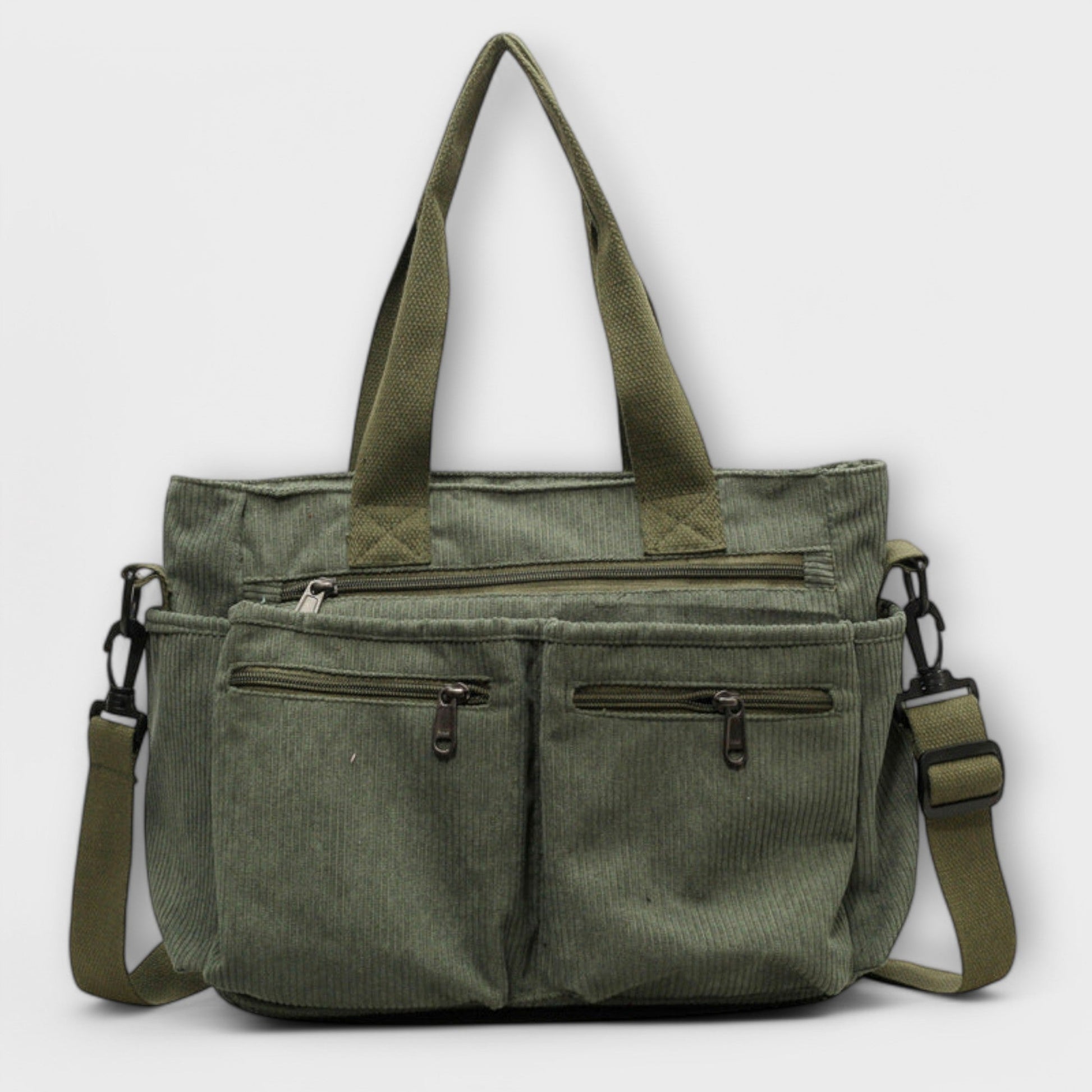Alvhild versatile tote bag with multiple pockets, sleek modern design for work and travel