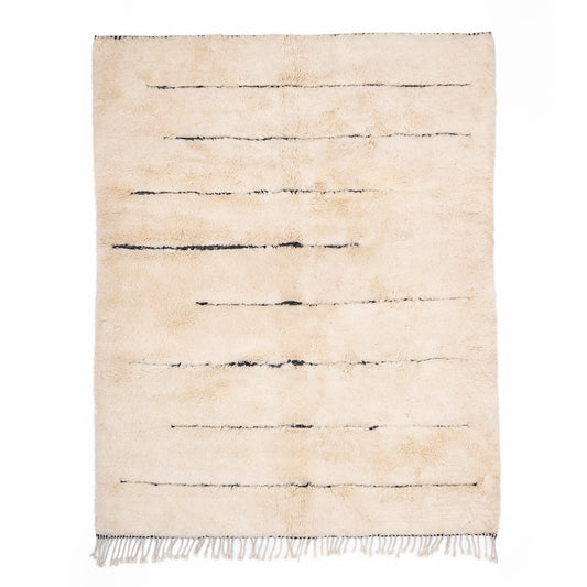 Whispered Echoes - Luxury Shag Moroccan Rug - Wavlynn