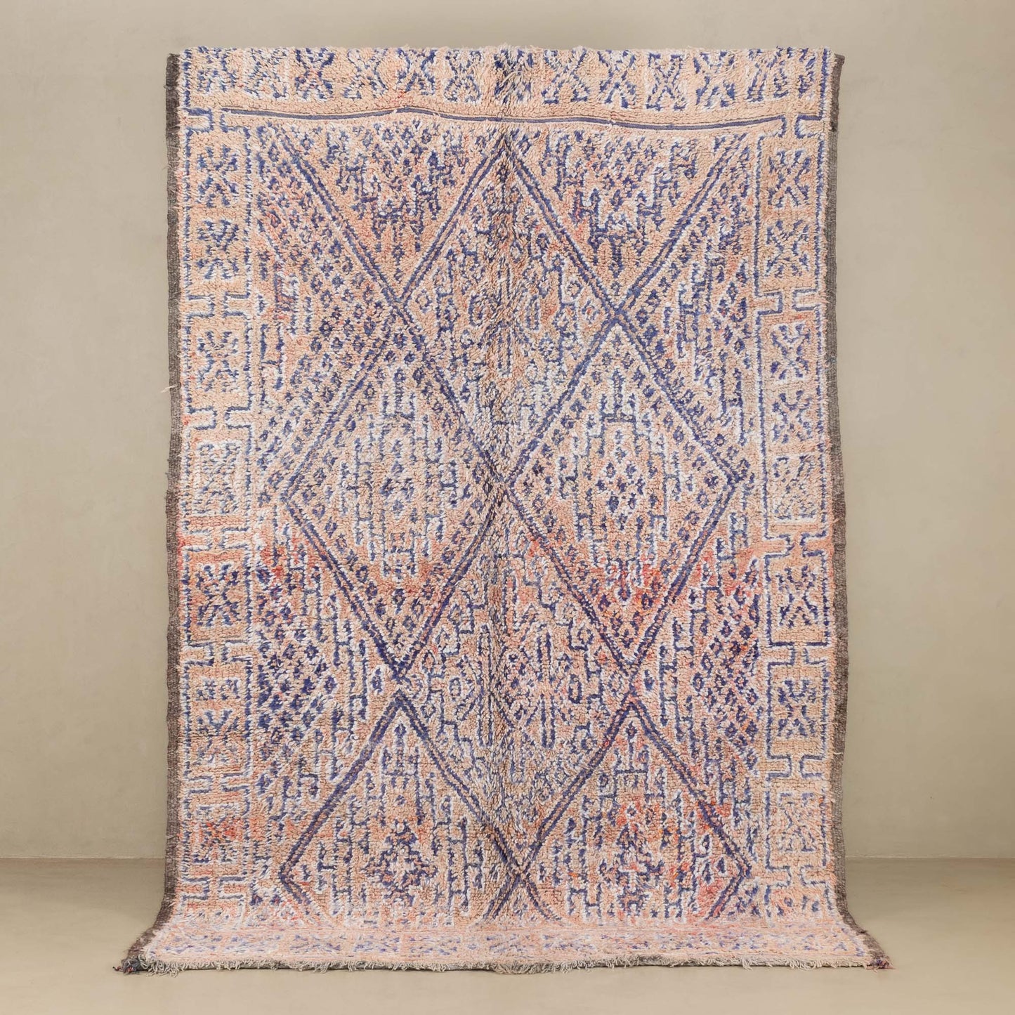 Chakir - vintage beni mguild rug - Wavlynn