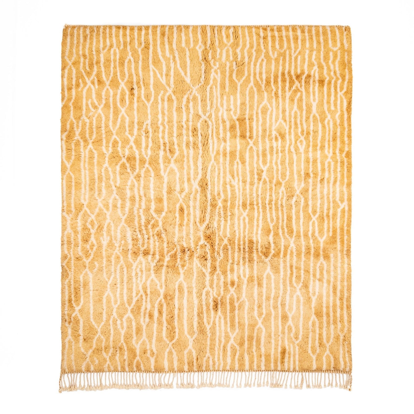 Citrine Dream - Luxury Shag Moroccan Rug - Wavlynn