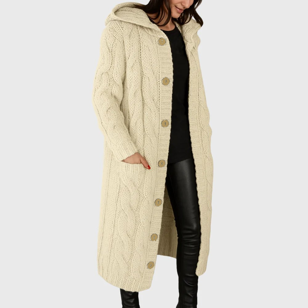 Cadence elegant camel wool coat with structured silhouette and flattering tailored fit