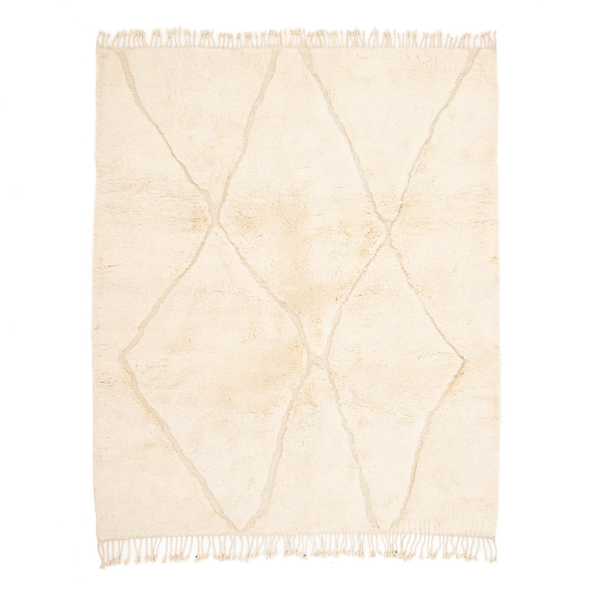 Cross-Roads - Luxury Shag Moroccan Rug - Wavlynn
