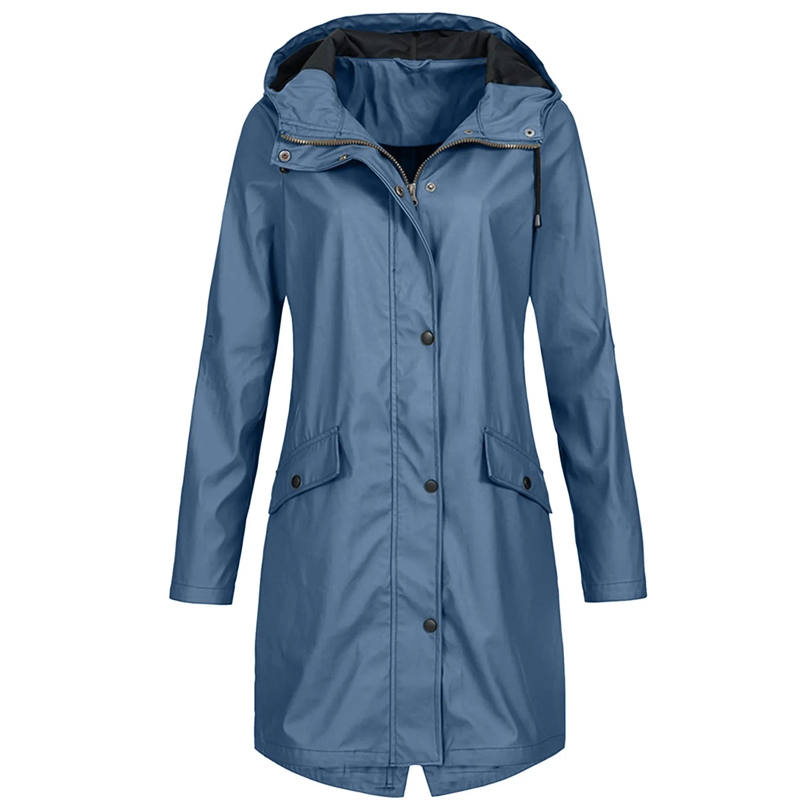 Women's insulated fur-lined winter coat in sleek design with cozy soft interior lining for cold weather