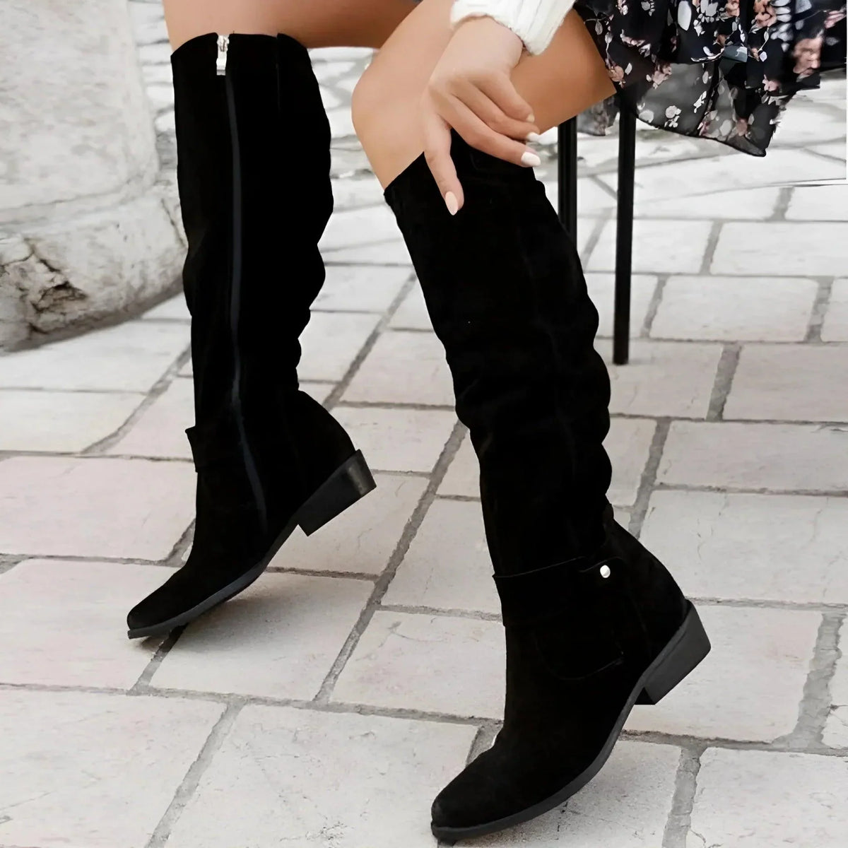 Valencia elegant women's ankle boots in classic black sleek silhouette with refined heel timeless style