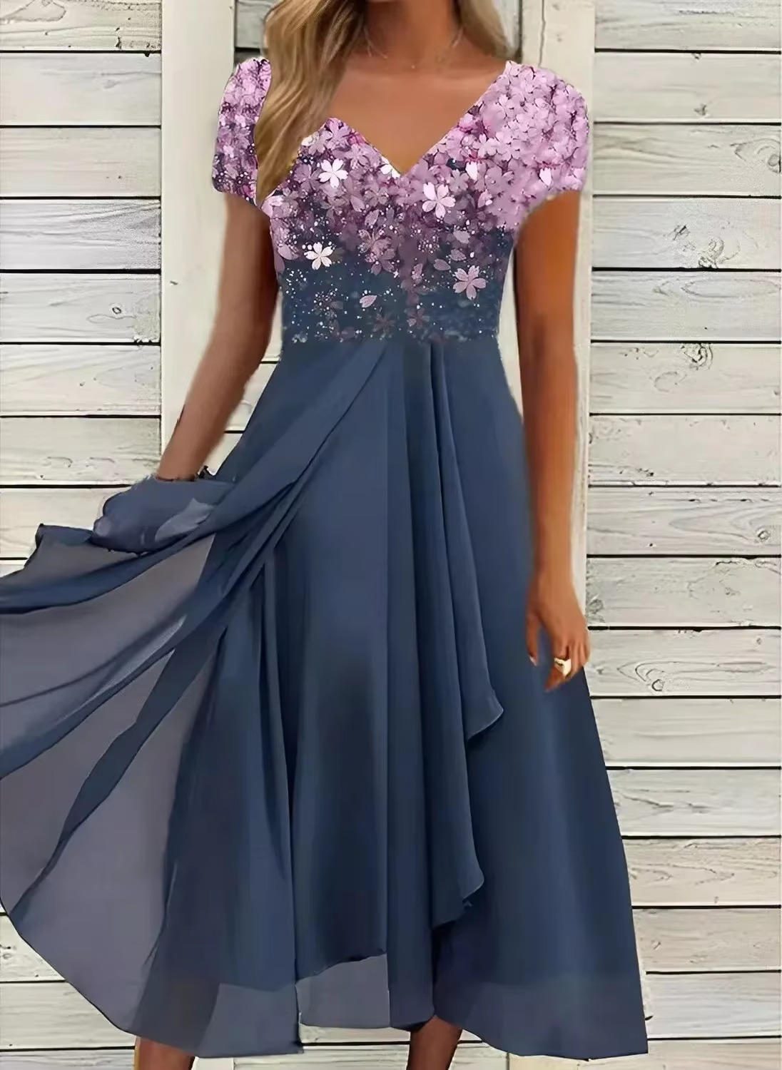 Chiffon Cocktail Dresses For Wedding Guest