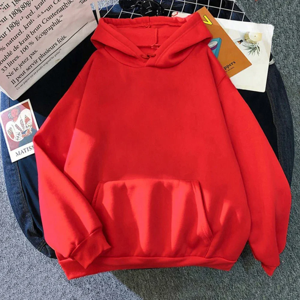 Women's oversized fleece hoodie in cozy plush blend with kangaroo pocket and relaxed everyday fit