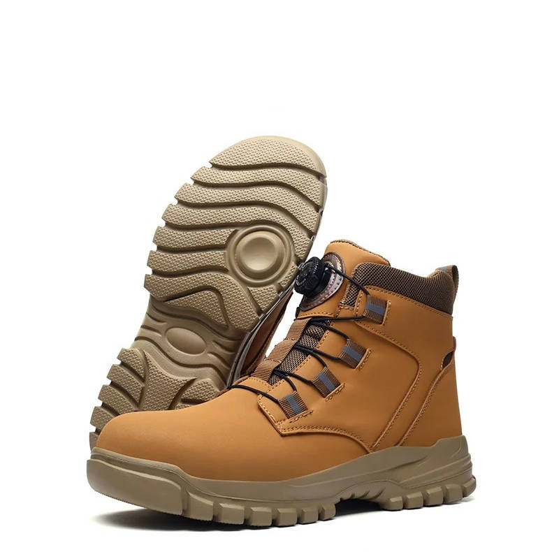Mens Indestructible Steel Toe Construction Safety Boots