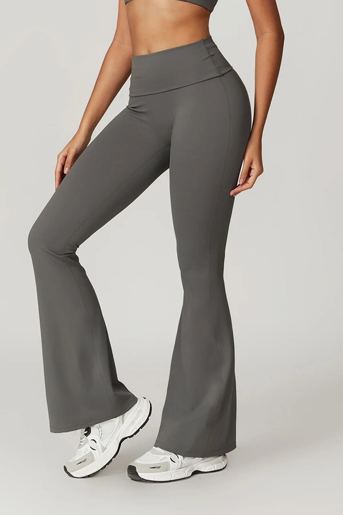 High waisted yoga pants with tummy control, double-lined waistband, ultrasoft four-way stretch fabric