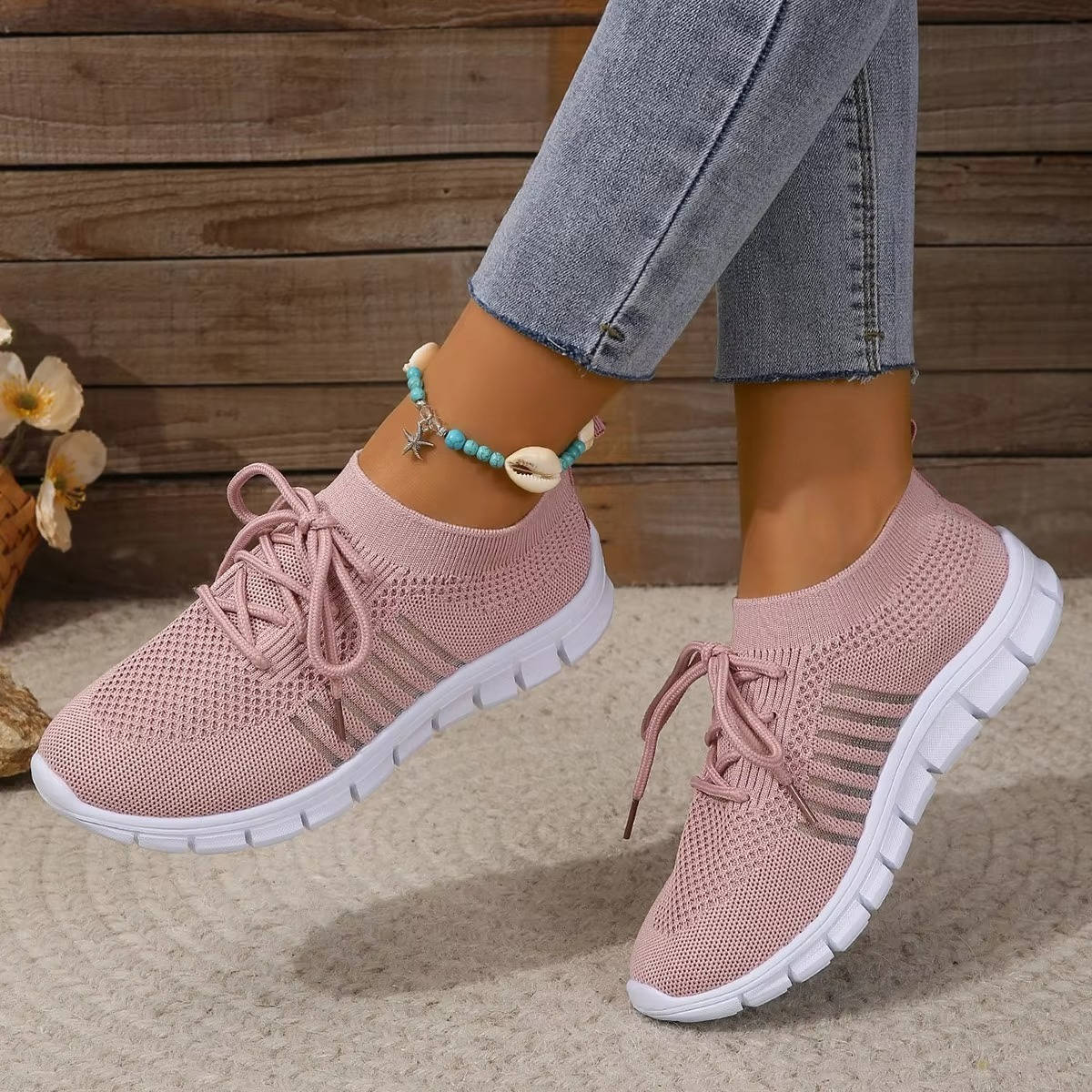 Wavlynn comfort breathable walking shoes with comfort support, lightweight mesh design for all-day comfort