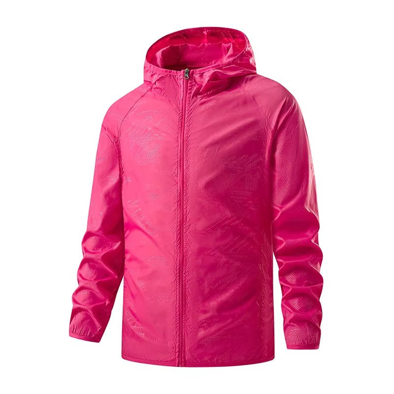 Men's waterproof hooded hiking jacket lightweight breathable rain-ready outdoor adventure wear