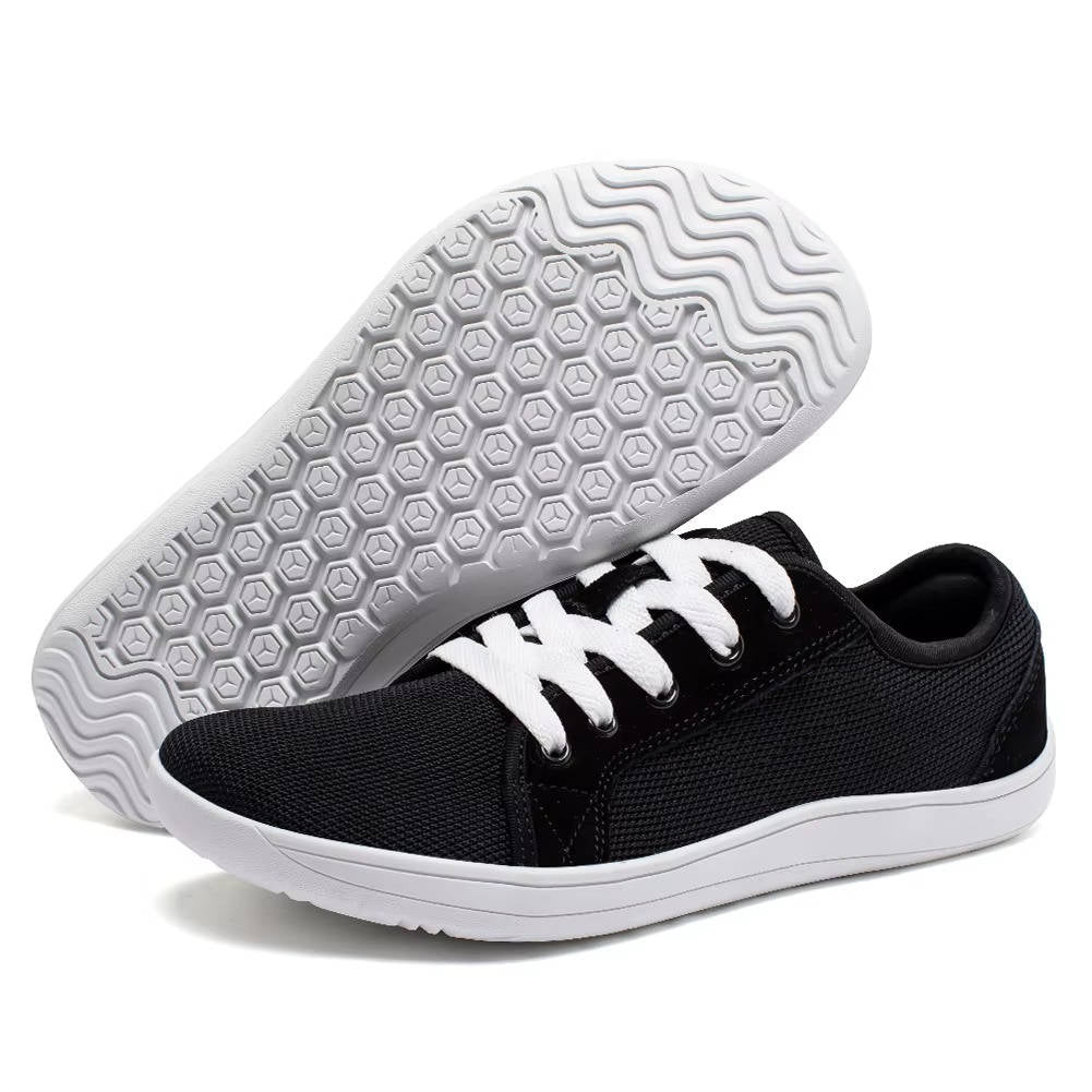 Minimalist barefoot shoes wide toe box zero drop design for natural stride comfort