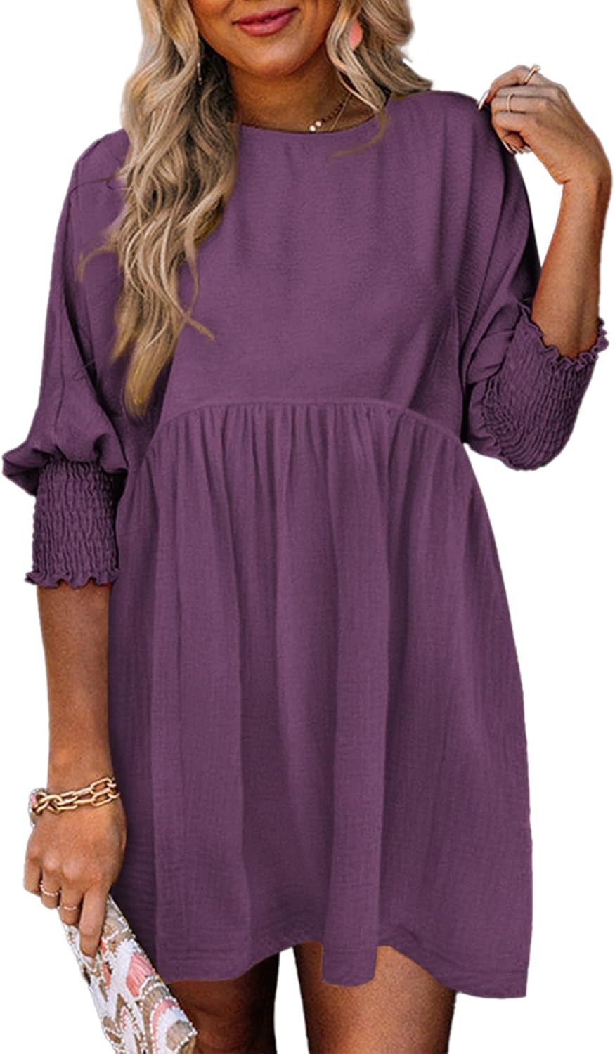 Floral ruched summer day dress with figure-flattering waist detail and breezy feminine silhouette