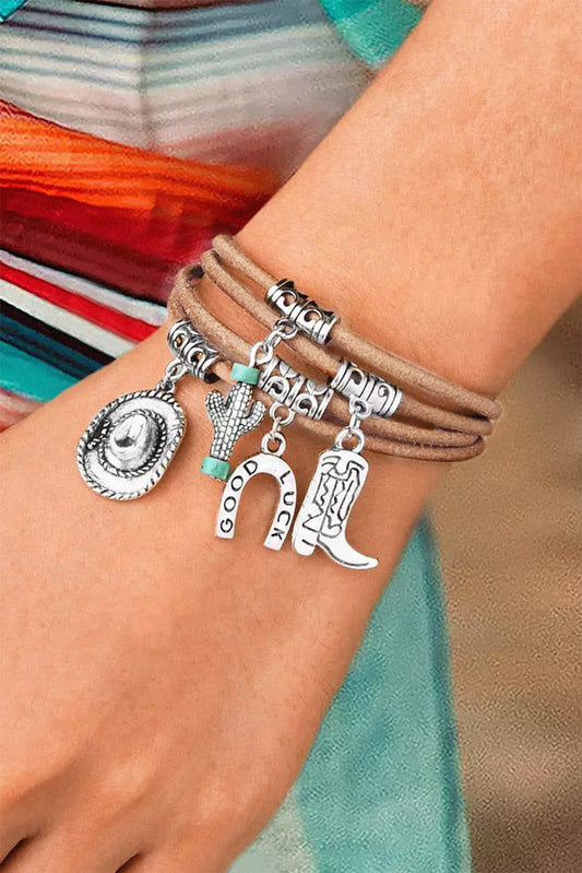 Sereno™ | Good Luck Cactus Multi-Layered Bracelet - WAVLYNN