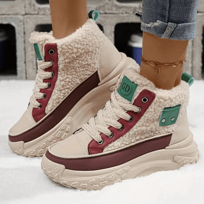 Delphine™ women's cozy winter boots warm cushioned sole timeless chic style