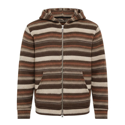 Sienna woven hooded jacket loose fit garment-dyed finish with visible seams and drawstring hem