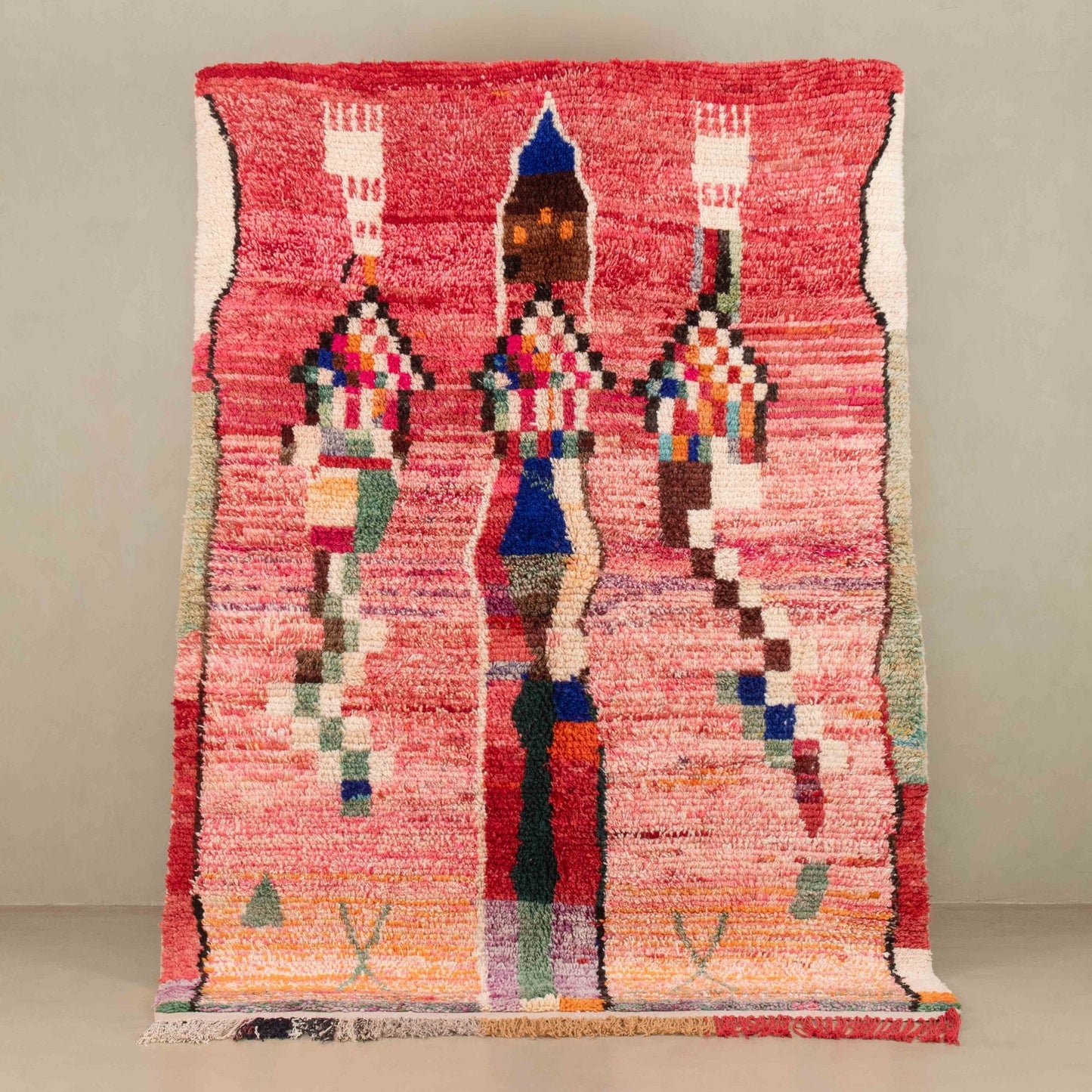 Fola - vintage boujad rug - Wavlynn