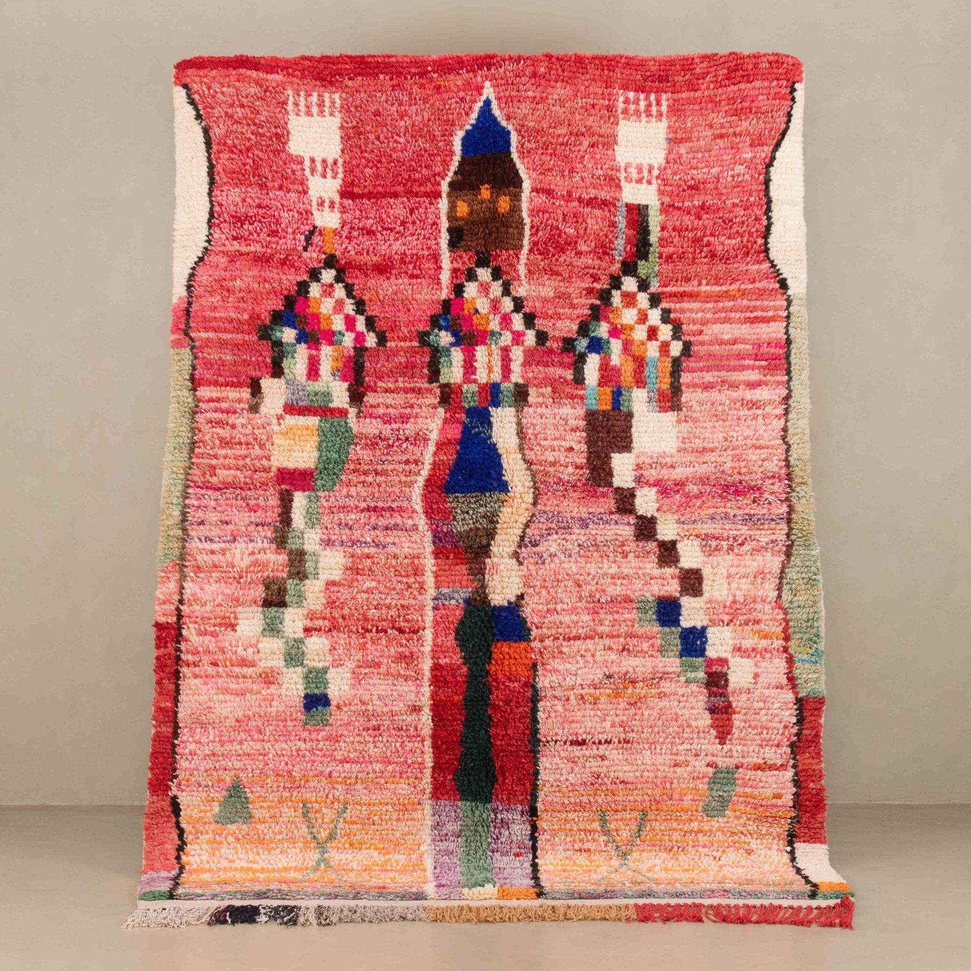 Fola - vintage boujad rug - Wavlynn