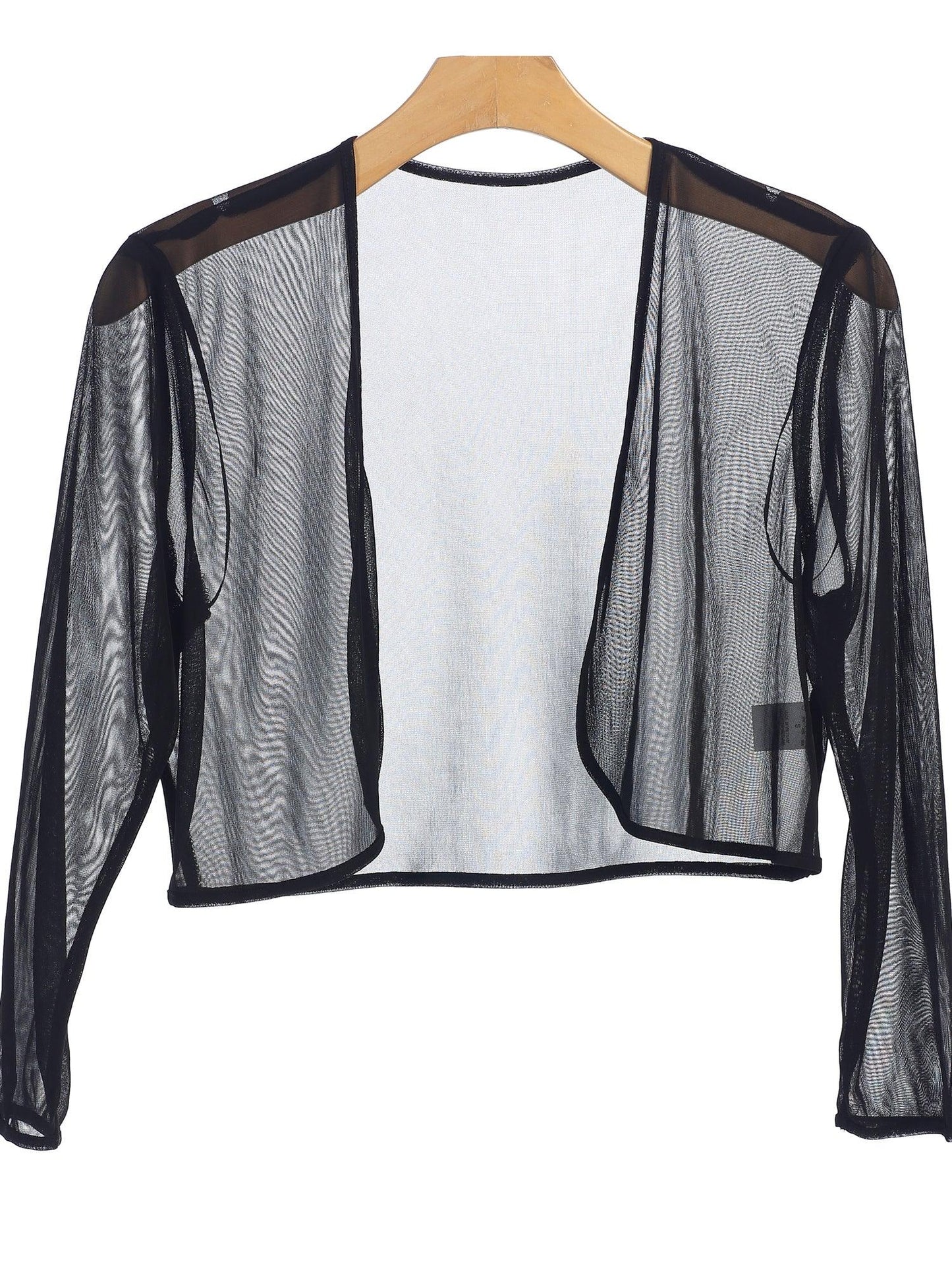 Women's elegant chiffon bolero jacket long sleeves formal eveningwear multiple colors available