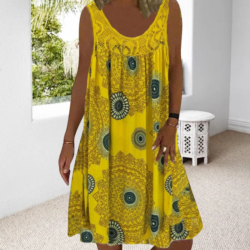 Ivy sleeveless summer dress lightweight airy cut flattering silhouette for hot weather casual style