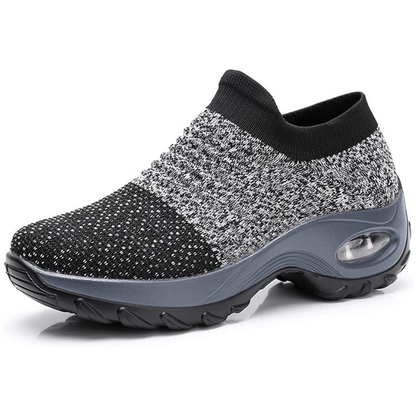 Women's Solange comfort support shoes in neutral tones, ergonomic slip-on design with cushioned sole