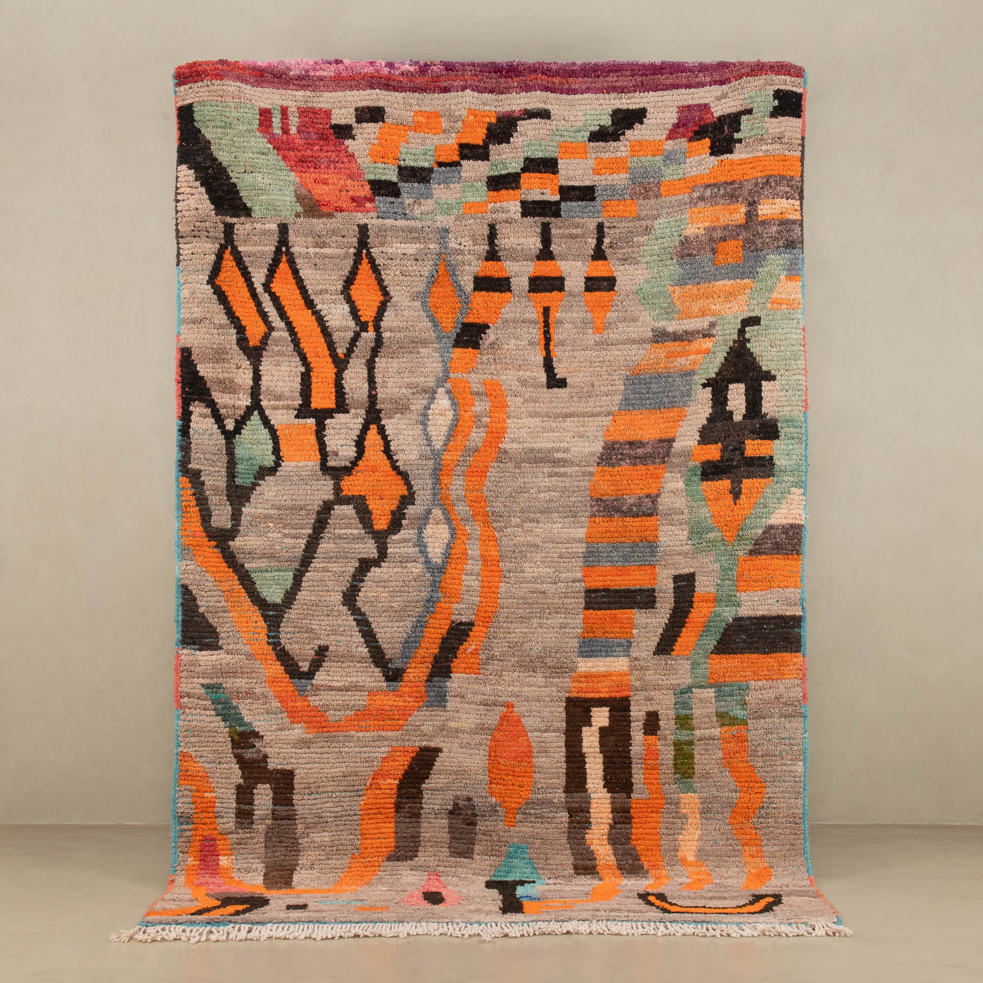 Hassnae - vintage boujad rug - Wavlynn