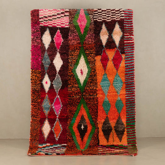 Haydar - vintage boujad rug - Wavlynn