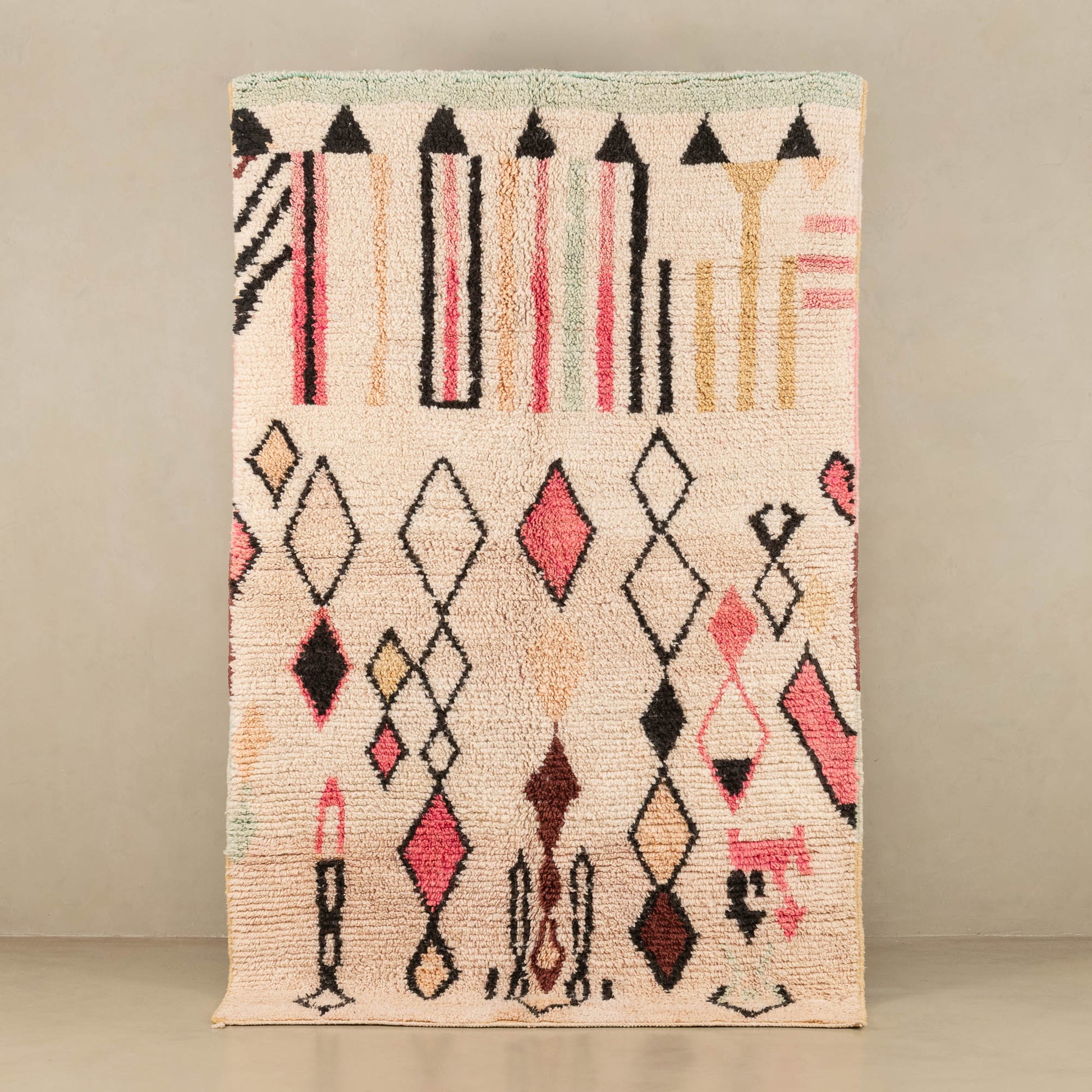 Hayna - vintage boujad rug - Wavlynn