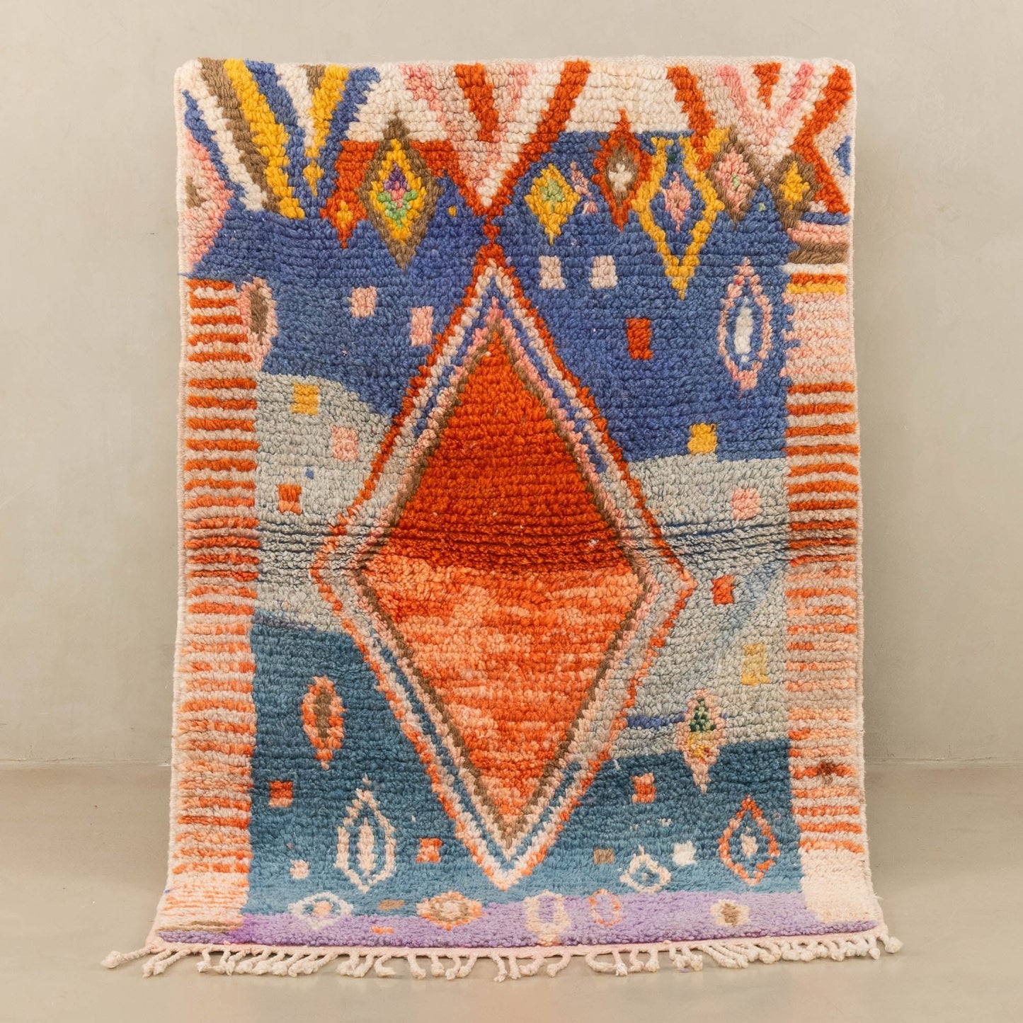 Houssna - vintage boujad rug - Wavlynn