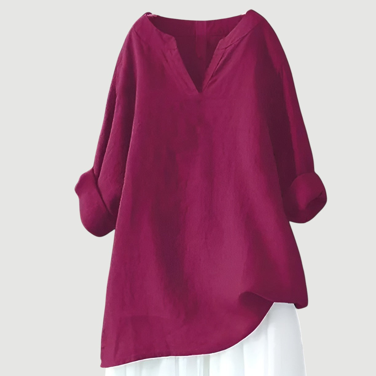 Nicole airy relaxed-fit lightweight top in breathable fabric, effortless breezy silhouette for warm days