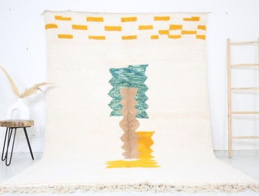 Takama Beni Ourain Rug 6'5" x 9'5" - Wavlynn