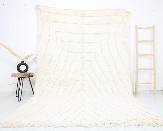 Illi Beni Ourain Rug 6'4" x 9'8" - Wavlynn