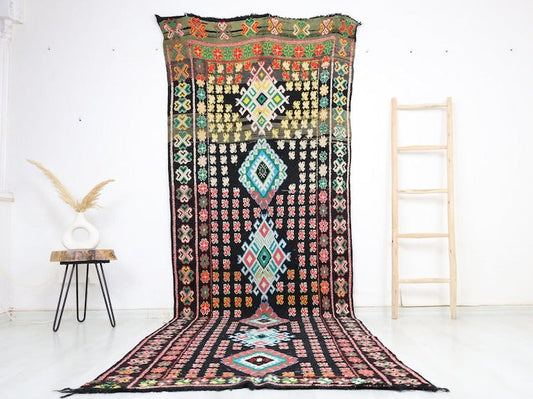 Assirem Vintage Moroccan Rug 4'2" x 12'4" - Wavlynn