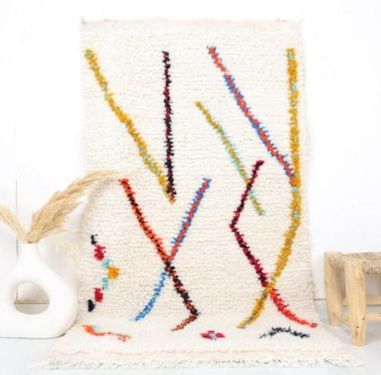 Anella Moroccan Rug 2'1" x 3'7" - Wavlynn